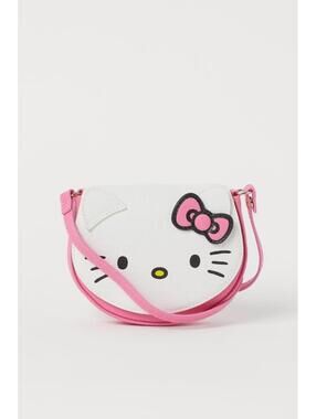 Hello Kitty White & Pink Clutch Purse Rare Shoulder Bag Cute Hello Kitty Bag